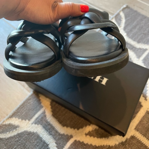 COACH GEORGIE leather sandal - Picture 4 of 8